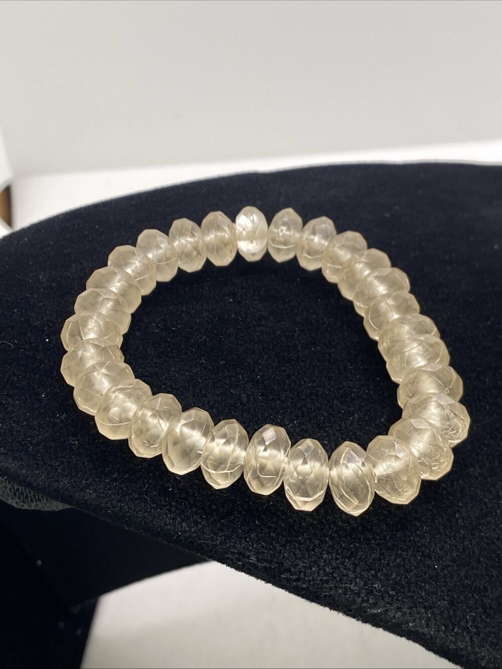 Womens Clear Beaded Fashion Bracelet
